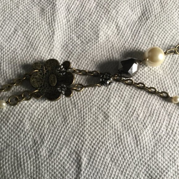 Lia Sophia multi strand long necklace 42" - Picture 6 of 8